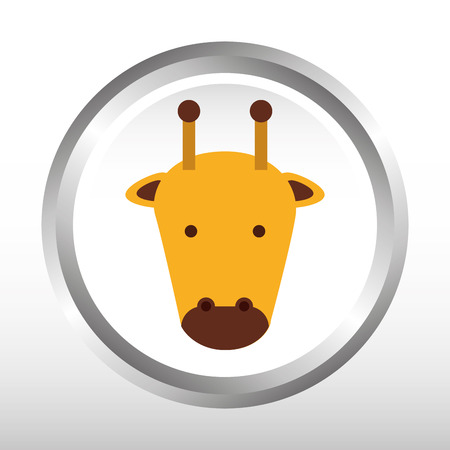 animal cartoon design, vector illustration eps10 graphicのイラスト素材