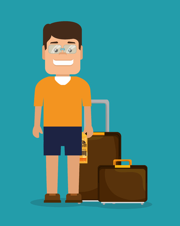 travel concept design, vector illustration eps10 graphicのイラスト素材