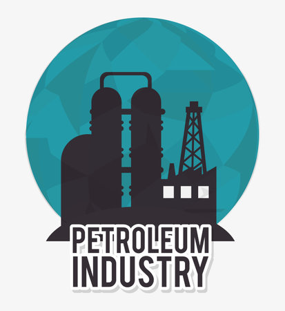 petroleum industry design, vector illustration eps10 graphicのイラスト素材
