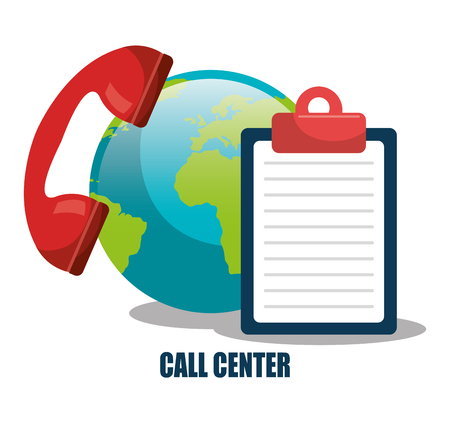 call center design, vector illustration eps10 graphicのイラスト素材