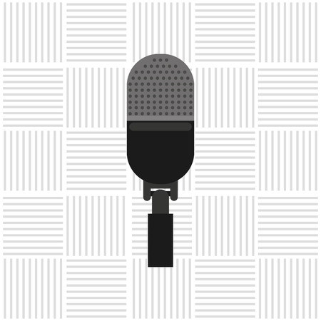 microphone icon  design, vector illustration eps10 graphicのイラスト素材