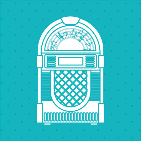 musical sound icon design, vector illustration eps10 graphicのイラスト素材