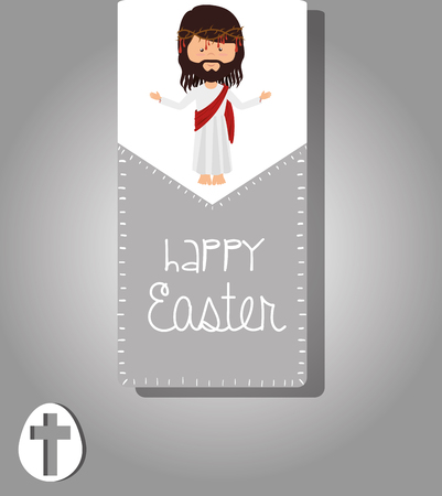 happy easter design, vector illustration eps10 graphicのイラスト素材