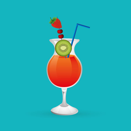 beverage menu design, vector illustration graphicのイラスト素材
