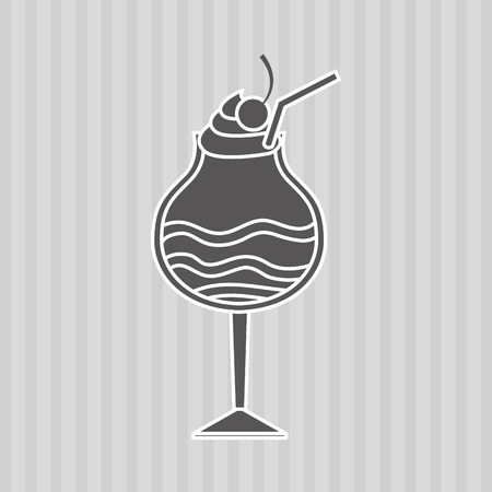 beverage menu design, vector illustration graphicのイラスト素材