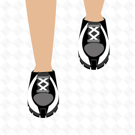 runner avatar design, vector illustration graphicのイラスト素材