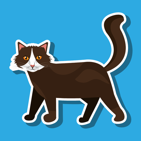 cute cat design, vector illustration eps10 graphicのイラスト素材