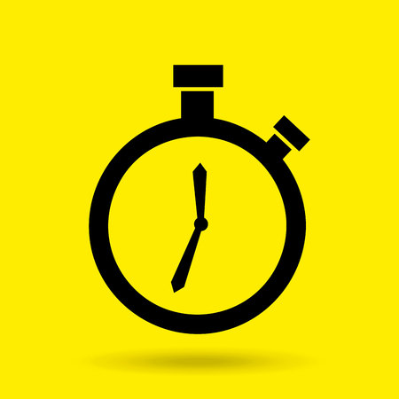 time icon design, vector illustration eps10 graphicのイラスト素材