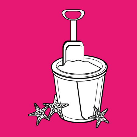 beach icon design, vector illustration eps10 graphicのイラスト素材