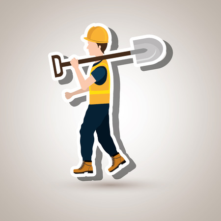 professional construction design, vector illustration eps10 graphicのイラスト素材