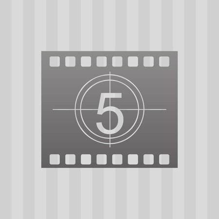 filmed entertainment icon design, vector illustration eps10 graphicのイラスト素材