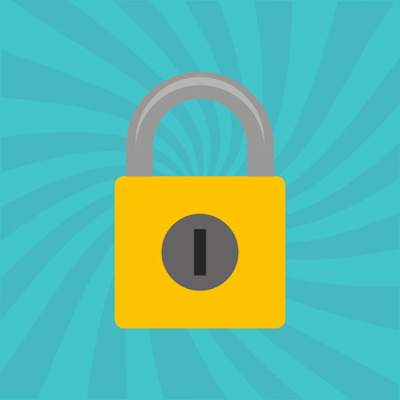 security icon design, vector illustration eps10 graphicのイラスト素材