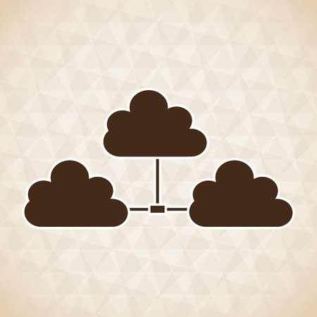 data center design, vector illustration eps10 graphicのイラスト素材