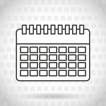calendar icon design, vector illustration eps10 graphicのイラスト素材