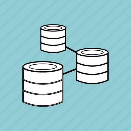 data center design, vector illustration eps10 graphicのイラスト素材