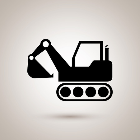 construction equipment design, vector illustration eps10 graphicのイラスト素材