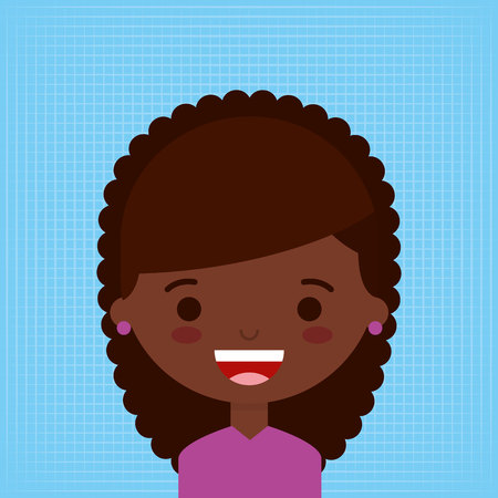 female avatar design, vector illustration eps10 graphicのイラスト素材