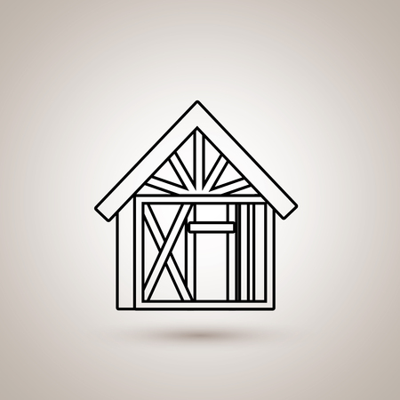 house icon design, vector illustration eps10 graphicのイラスト素材