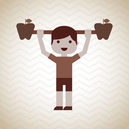 gym sport icon design, vector illustration eps10 graphicのイラスト素材