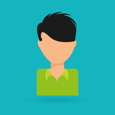 person avatar design, vector illustration eps10 graphicのイラスト素材