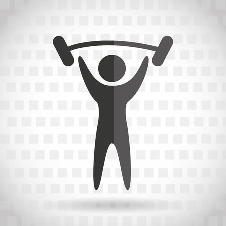 gym sport icon design, vector illustration eps10 graphicのイラスト素材