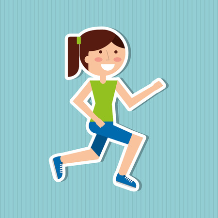 gym sport icon design, vector illustration eps10 graphicのイラスト素材