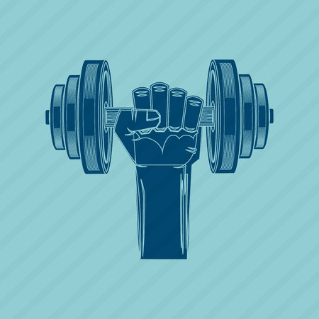 gym sport icon design, vector illustration eps10 graphicのイラスト素材