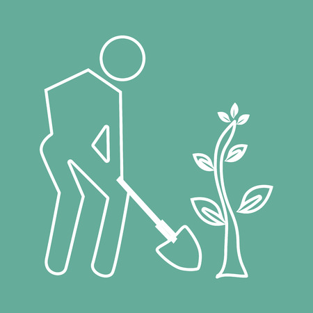 eco friendly design, vector illustration eps10 graphicのイラスト素材