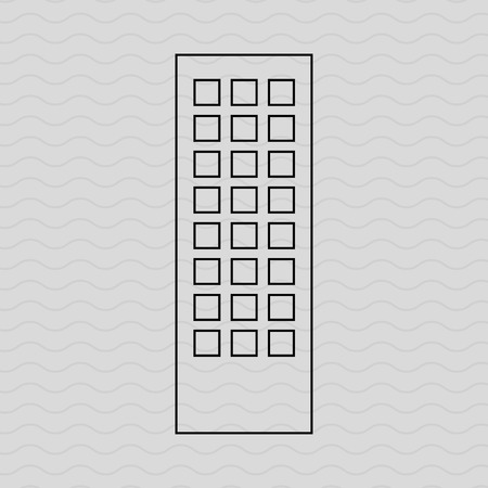 building icon design, vector illustration eps10 graphicのイラスト素材