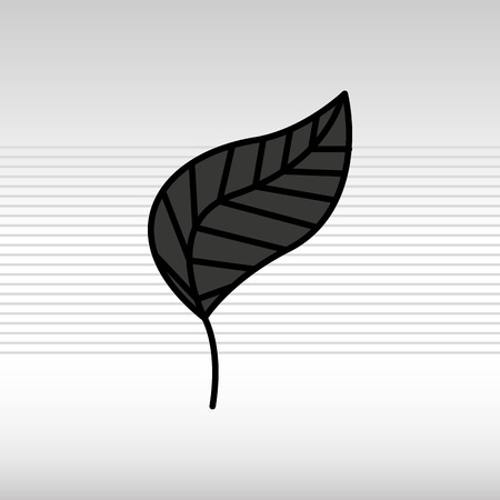leaf icon design, vector illustration eps10 graphicのイラスト素材