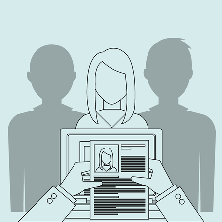 curriculum vitae design, vector illustration eps10 graphicのイラスト素材