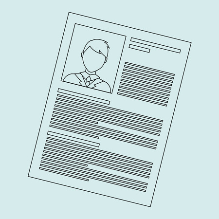 curriculum vitae design, vector illustration eps10 graphicのイラスト素材