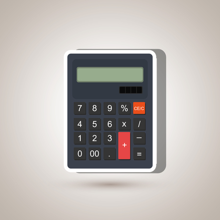 calculator icon  design, vector illustration eps10 graphicのイラスト素材