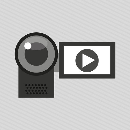 video camera design, vector illustration eps10 graphicのイラスト素材
