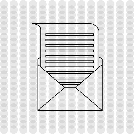 mail icon design, vector illustration eps10 graphicのイラスト素材