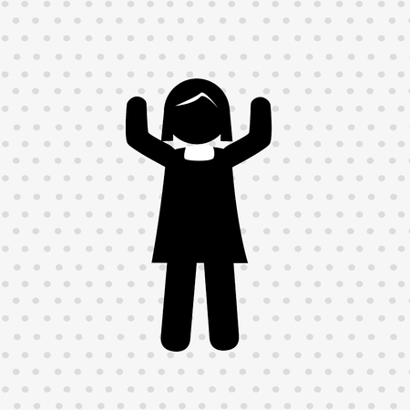 happy child design, vector illustration eps10 graphicのイラスト素材