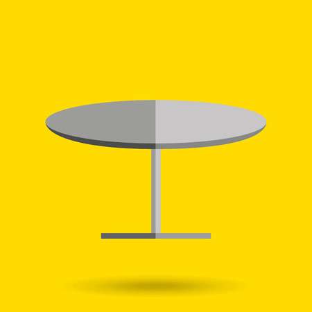 round table design, vector illustration eps10 graphicのイラスト素材
