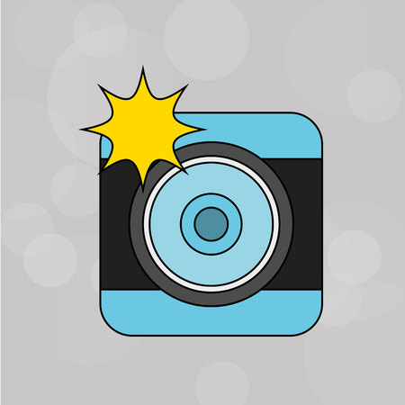 camera icon design, vector illustration eps10 graphicのイラスト素材