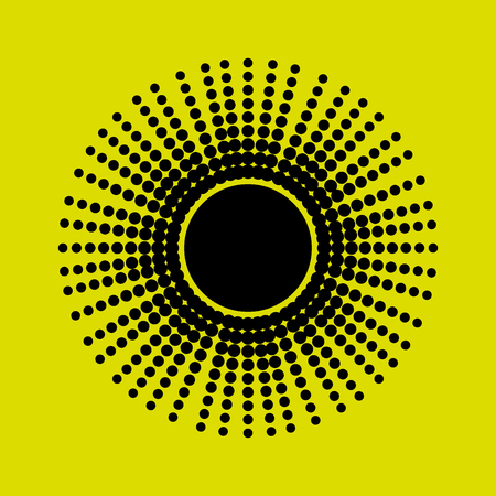 sun icon design, vector illustrationのイラスト素材