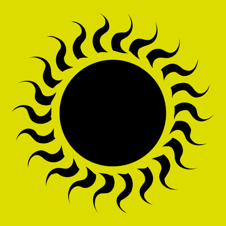 sun icon design, vector illustrationのイラスト素材