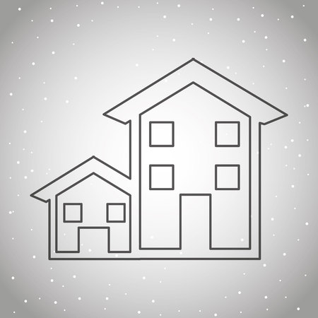 building icon design, vector illustrationのイラスト素材