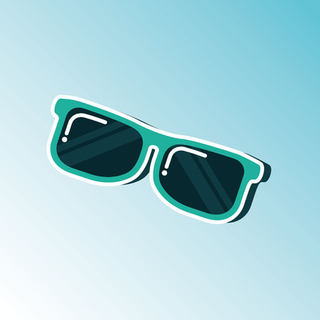 sun glass  icon  designのイラスト素材