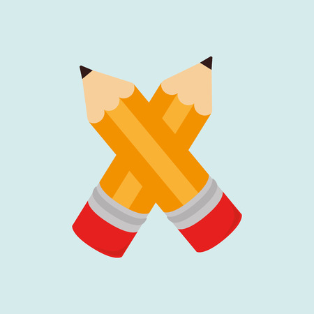 school supplies designのイラスト素材