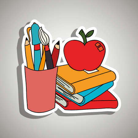 school supplies design, vector illustration eps10 graphicのイラスト素材