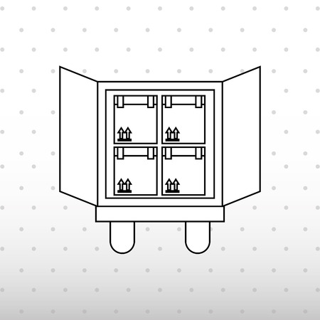 logistic service design, vector illustration eps10 graphicのイラスト素材