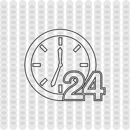 all time service design, vector illustration eps10 graphicのイラスト素材