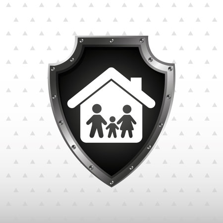 insurance concept design, vector illustration eps10 graphicのイラスト素材