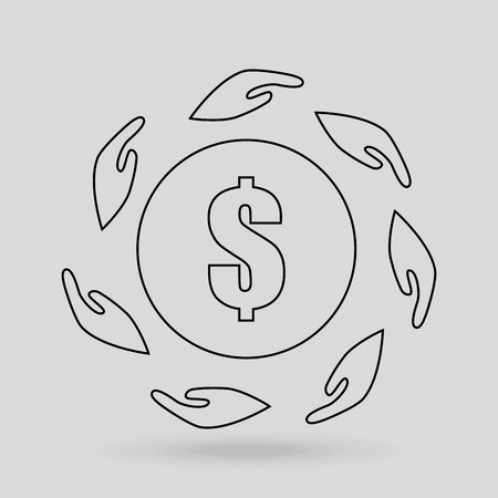 insurance concept design, vector illustration eps10 graphicのイラスト素材