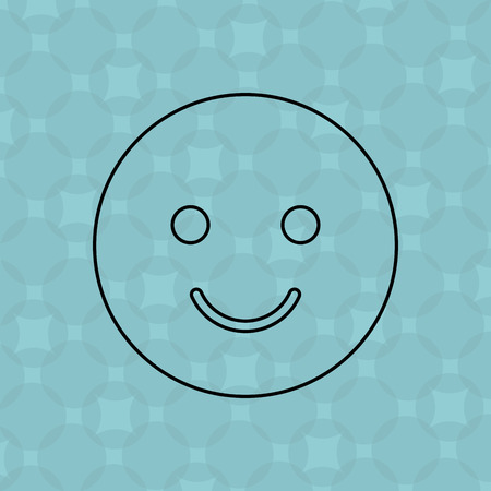 emoticon icon design, vector illustration eps10 graphicのイラスト素材