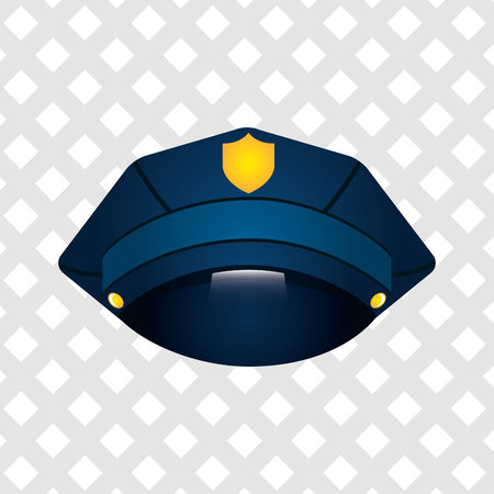 police service design, vector illustration eps10 graphicのイラスト素材